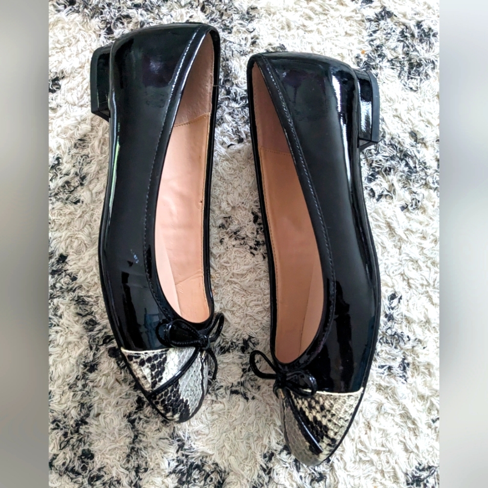kate Spade New York Ballet Patent Leather Flats for Women 7M
